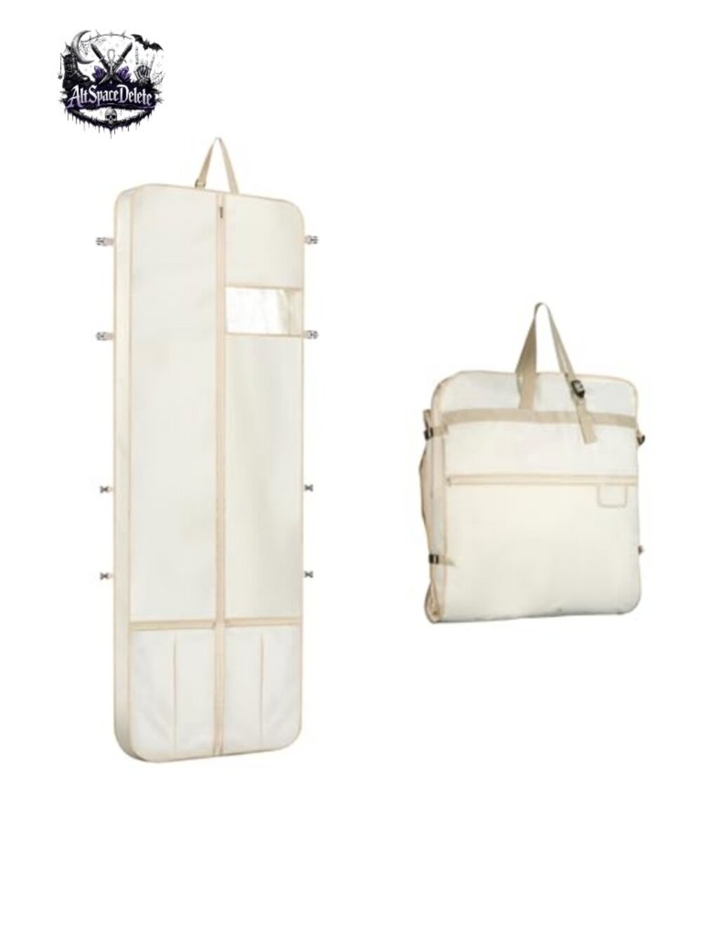 72" Wedding Dress Garment Bag Oxford Fabric Bridal Gown Cover Travel Storage